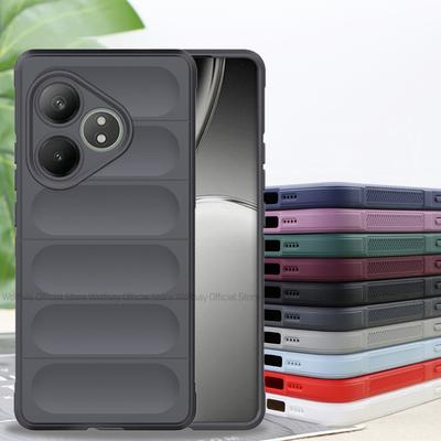 For Realme GT 6 Case Realme GT 6 5G Cover Original Silicone Luxury TPU Shockproof Protective Phone Back Cover For Realme GT 6