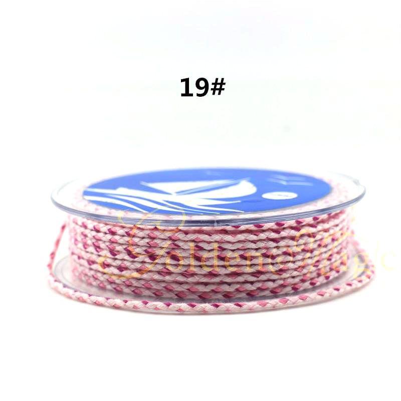 Colorful Carrying Strap Braided Rope Hand-Made Cotton Threads Handcraft Braiding Rope Braided Rope Bracelet Braiding Thread Crafts Tassel DIY Material
