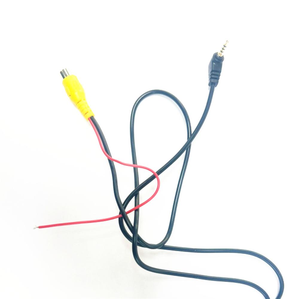 Car DVR Camera Cable 2.5mm Jack Port AV Adapter Cable for Vehicle Rear View Camera
