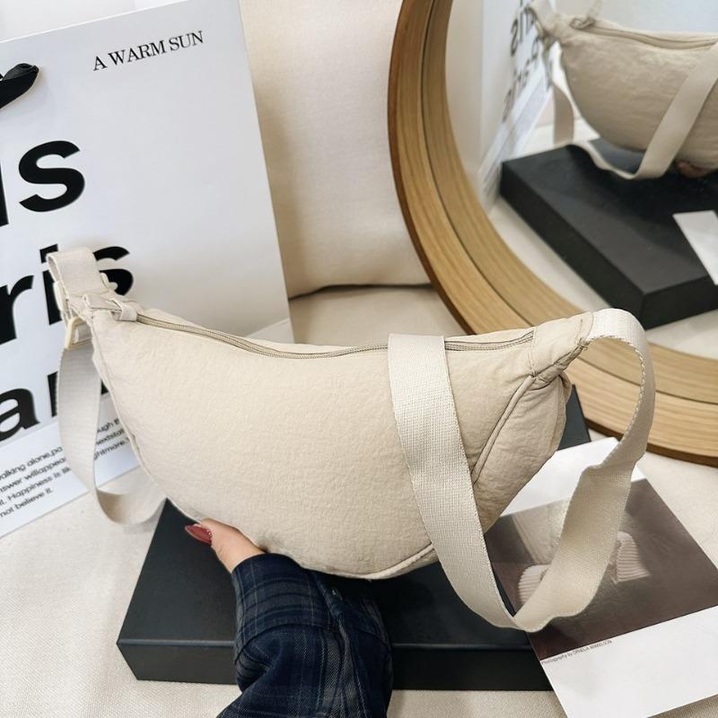 Neue Umhängetasche Vielseitige Unterarmtasche Halbmondtasche Mode Knödeltasche