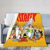 Asterixs And Obelixs Blankets Coral Fleece Plush Printed  Multi-function Soft Throw Blankets for Sofa Travel Plush Thin Quilt