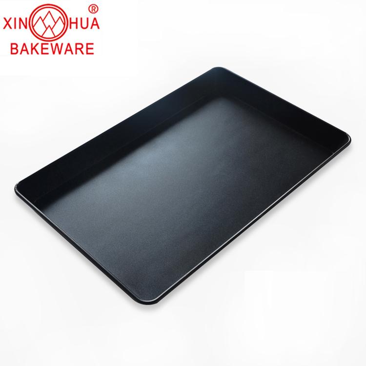 Wholesale Baking Tray Custom Aluminum Flat Nonstick Baking Tray Sheet Pan for Oven чёрный