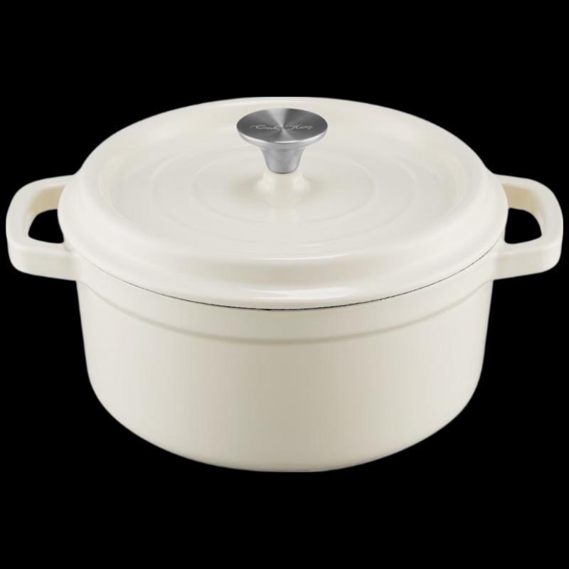 COOKER KING Эмалированная чугунная кастрюля с двумя ручками