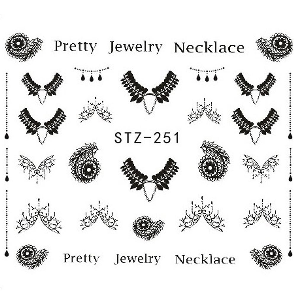 1 lapos vízáteresztő körömmatrica matrica körömdíszítés virág pillangó kaktusz levél geometria