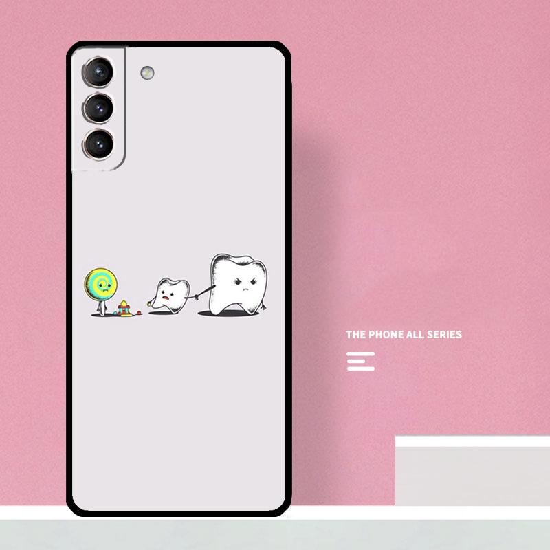 Dentist Dental Teeth Tooth Doctor Phone Case For Samsung Galaxy S26 S25 S24 S20 S21 S22 S23 Ultra S10 Plus S25 FE Cover Coque