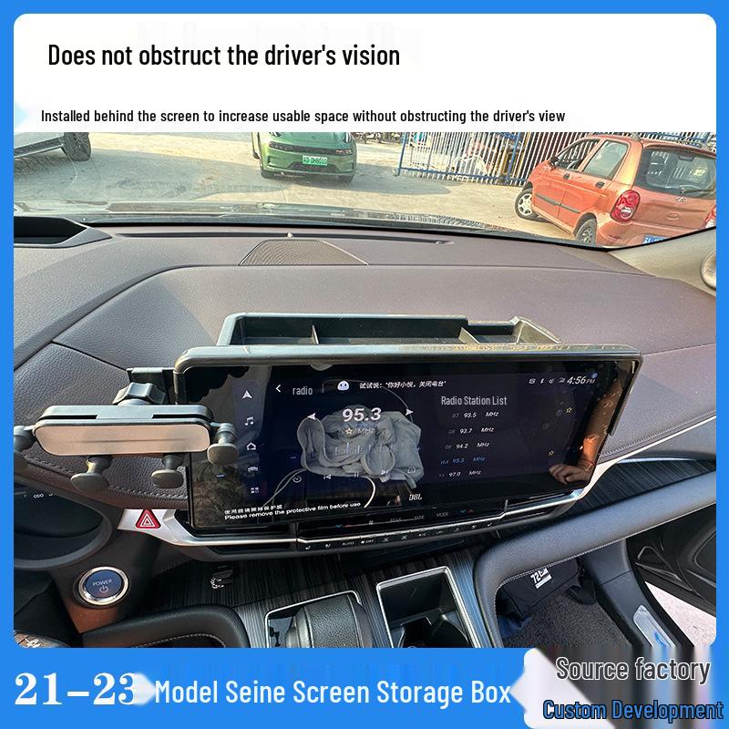 Toyota Sienna 2021-2023 Interior Rear Phone Holder & Storage Box