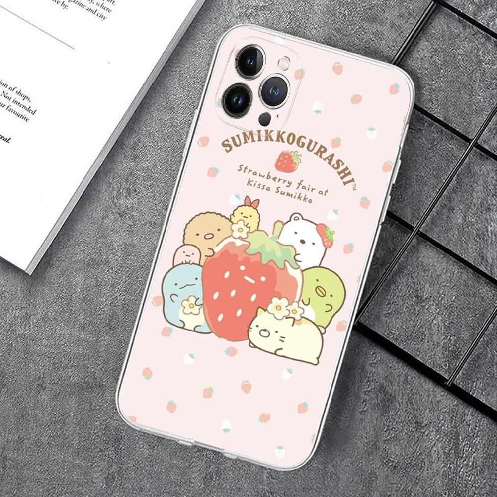 Sumikko Gurashi Cute Phone Case For IPhone 15 14 11 12 13 Mini Pro XS Max Cover 6 7 8 Plus X XR SE 2020 Funda Shell