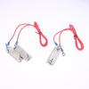 Conector de Cinta para Valla Eléctrica Clip Único/2 Clips Clip de Acero Inoxidable Conector de Cinta Eléctrica Para Granja Animales Cabras
