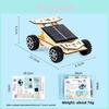 Kit de Carro de Experiência Científica de Física Para Estudantes Alimentado por Energia Solar Brinquedo STEM DIY Prático