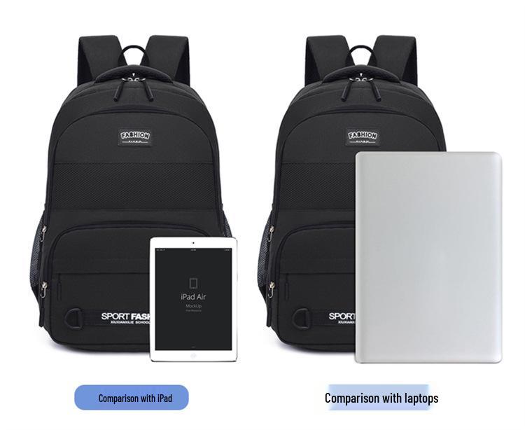 Water-Resistant Korean Style Backpack for Students - Large Capacity, Lightweight Computer Pack for Middle, High School & College