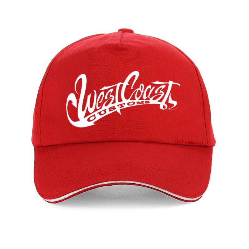 

Карточка прилива западного побережья Мультяшная кепка Череп Мотоцикл 100% Хлопок Бейсболка Летняя западное побережье Обычаи Унисекс Женская кепка snapback