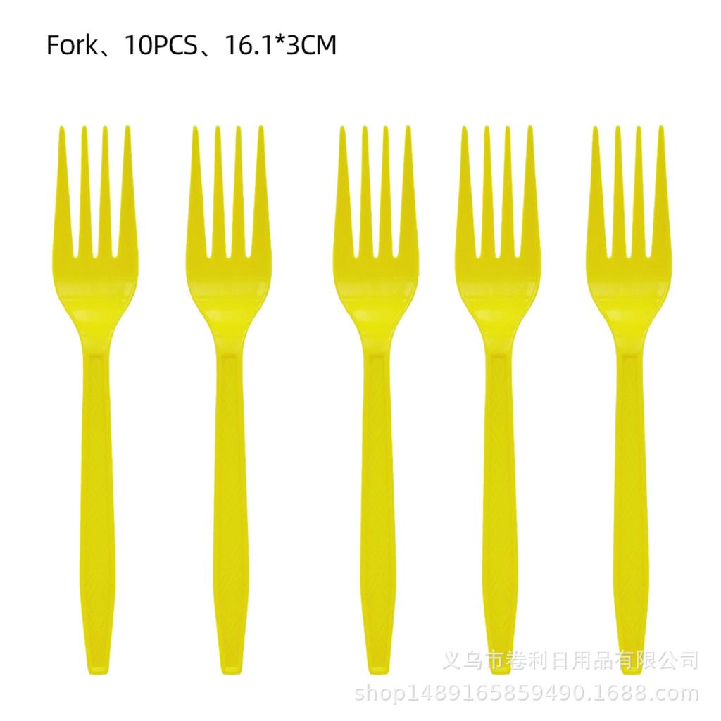 Spring Tea Party Theme Party Supplies Birthday Decoration Tea Party Party Arrangement Tableware Knives Forks Spoons