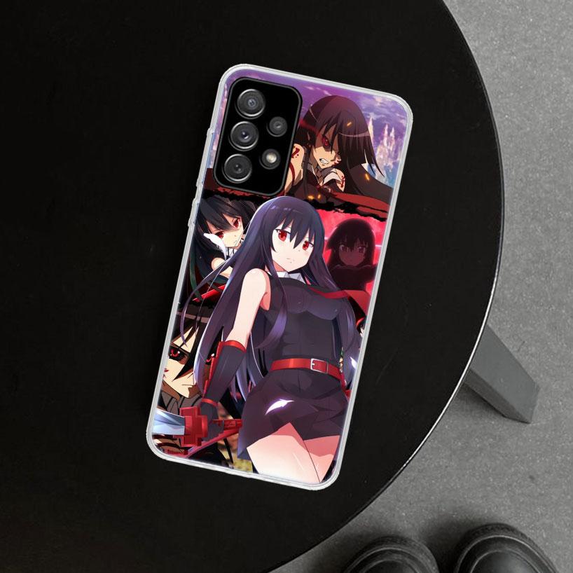 Anime Akame Ga Kill Phone Case Cover For Samsung Galaxy A12 A22 A32 A52 A72 A02S A51 A50S A31 A20S A10S Note 20 Ultra 10 Plus Ga