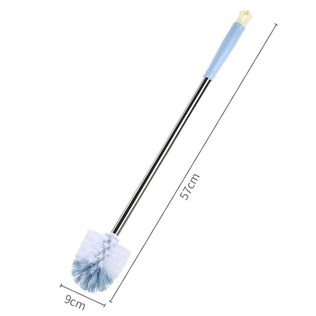 Toilet Cleaning Brush Stainless Steel Long Handle Sanitary Toilet Bowl Brush Bathroom Scrubber for Household