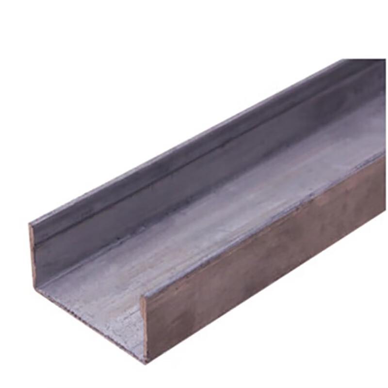 Black U-Shaped Steel Channel