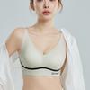 Summer Thin Bra Women's Soft Support Seamless Bra Gathering Anti Sagging and Double Breast Bra