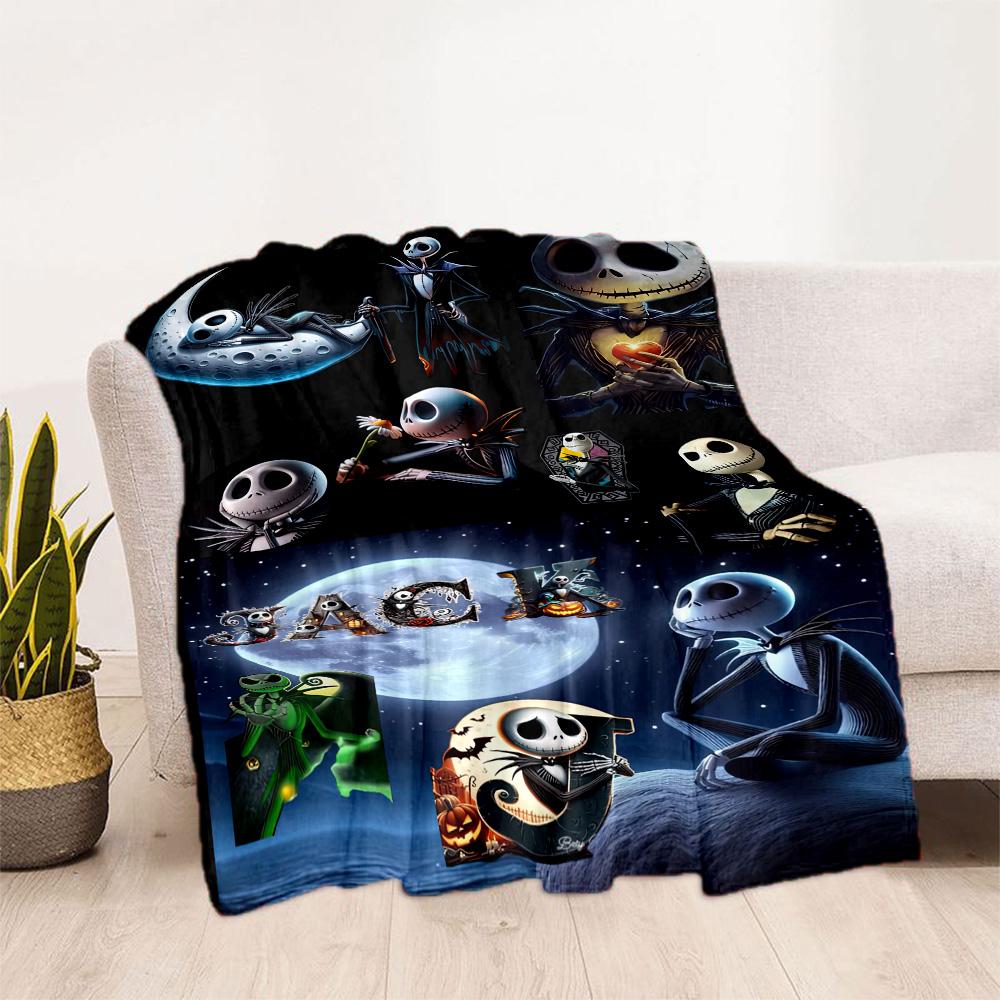 Christmas Nightmare Blanket Soft & Cozy Great for Picnics Bedding Bed All-Season Use Modern Style Unique Gift for Family and Friends Camping