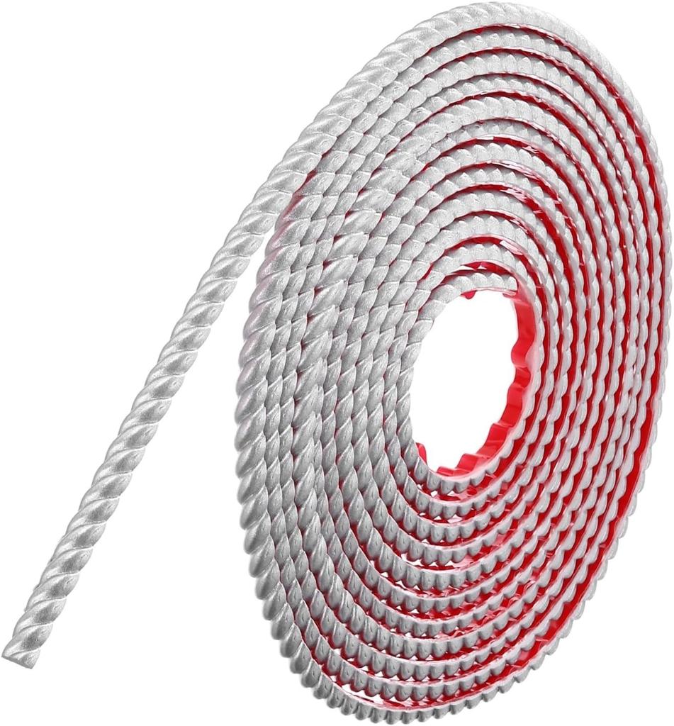 1pc Home Decoration PVC Self-Adhesive 3D Wall Molding Line Ceiling Baseboard Background Wall Trim Line Frame Border Decor Strip