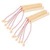 12pcs / Wooden Magnetism Fishing Poles Wood Fishing Rod Early Educationaltoys Kindergarten Kids Puzzle Toys 15cm