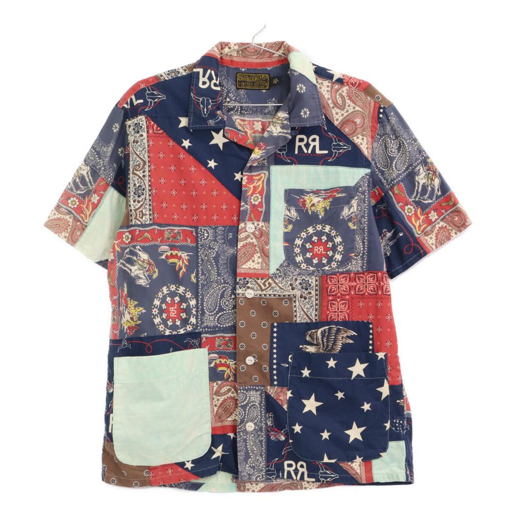 RRL Multicolor Limited Edition All-Over Patchwork Shirt tops M multicolorUsed