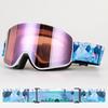 HD Mirror Ski Goggles Double Layers UV400 Anti-fog Snow Snowboard Ski Mask Glasses
