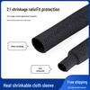 Manicotto Termoretraibile Intrecciato Resistente al Calore e Antiscivolo, 2x Restringimento, Protezione Fascio Fili