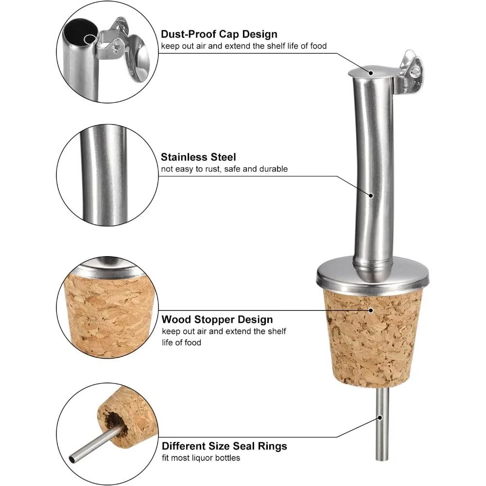 Small Mouth Funnels 1PC Mini Stainless Steel Wine Funnel Wine Flask Funnel Filling Hip Flask Beer Canning Kitchen Liquid Tools