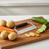 Stainless Steel Wavy Potato Cutter Rustproof Potato Chopper Wavy French Fries Cutter  Vegetable