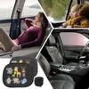 Car Sun Shade For Kids Cartoon Vehicle Sunshade Foldable Heat Blocking Car Window Sun Shade For Daily Driving Travel Commuting
