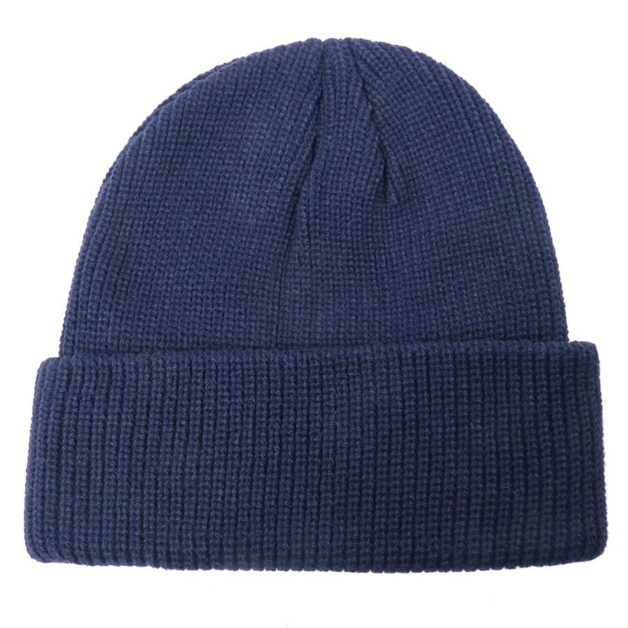 Solid color warm knitted hat thickened wool hat autumn and winter candy color fashionable men's and women's extra pullover hat