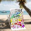 Customizable Personalized Beach Towels Nanimate Insanity Themed designs.Suitable for the Beach, Yoga, Sports;ideal As Beach Accessories