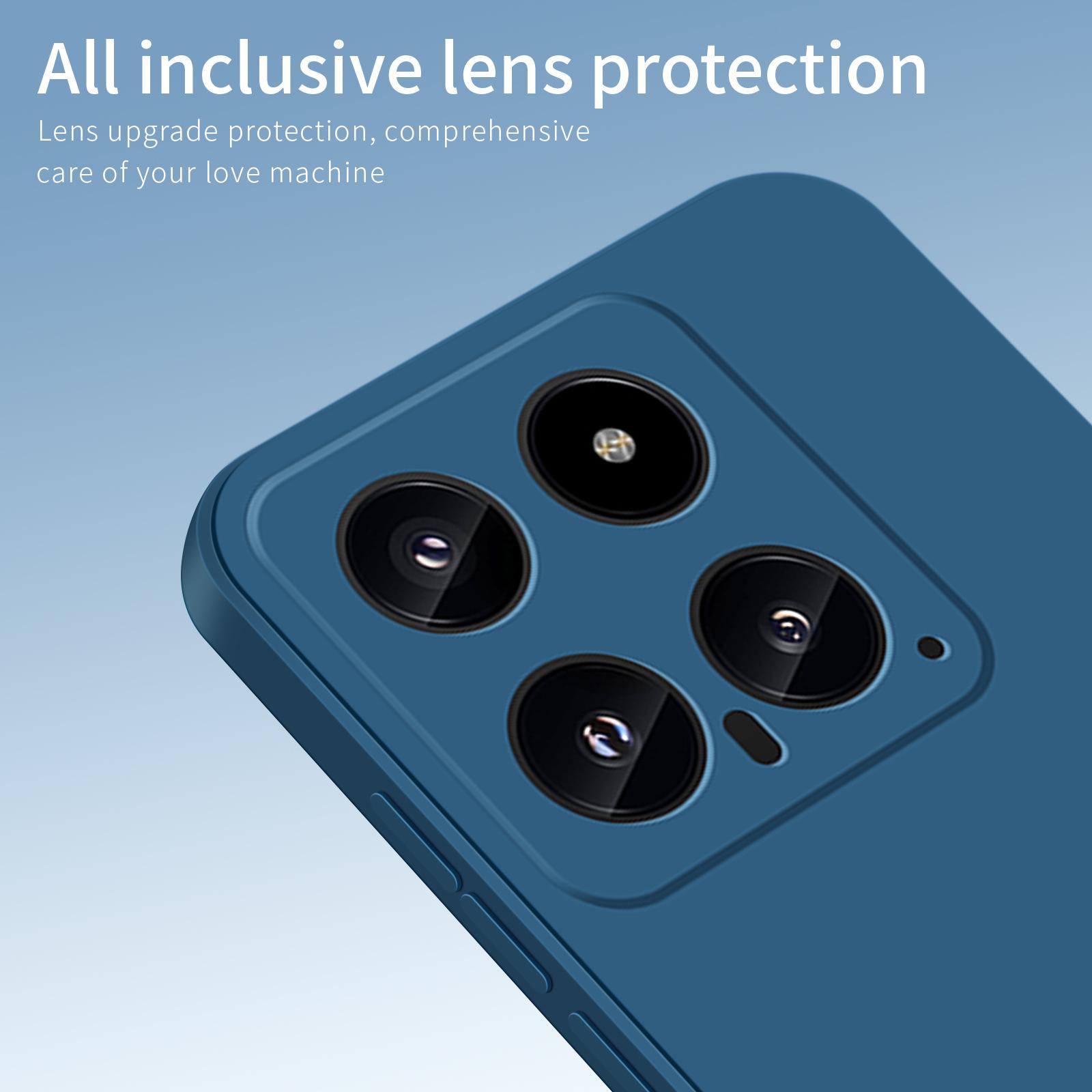 

PINWUYO JK Touching Series for Xiaomi 14 Case Soft TPU Smartphone Protector Black