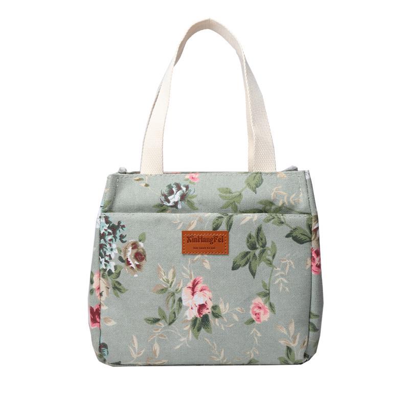 Stylish Large Capacity Aluminum Foil Bento Lunch Bag for Women