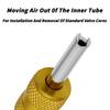 Dual Use Tire Valve Core Stems Remover Portable Valve Core Wrench  Universal