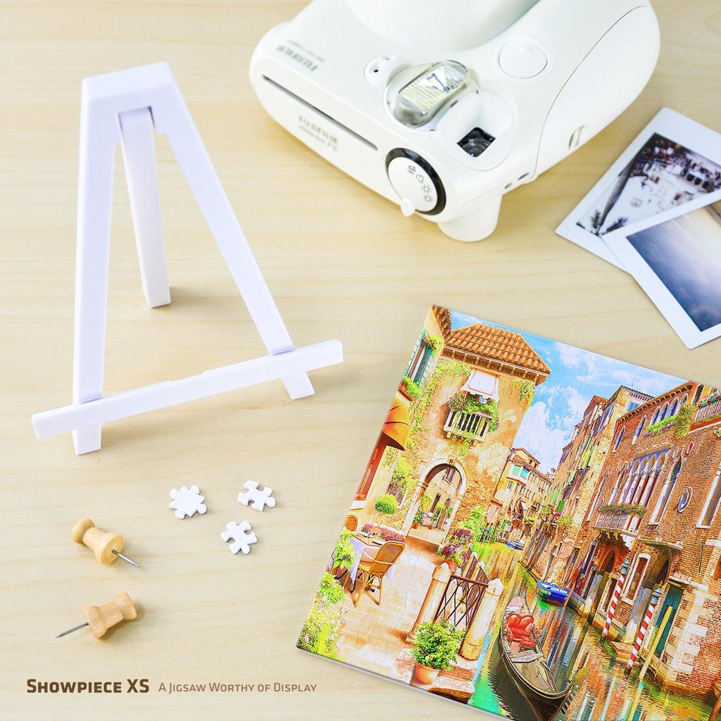 Pinto 368-Piece Mini Plastic Jigsaw Puzzle "Venice Afternoon" (13x19cm) for Kids and Adults, No Broken Pieces, Clicks into Place [P1187]