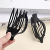 Frosted Oval Hairpin Fashionable Large Hair Volume Duckbill Clip High-end Hair Accessories