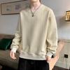 Dingfengbaoluo Men's Long-Sleeve T-Shirt, Spring Versatile Fashion Jacquard Sweatshirt