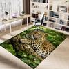 1PC Leopard Non-Slip Floor Carpet Compatible for Office&Living Room&Dining Room - Flat-Weave Machine- Soft & Pattern-E243