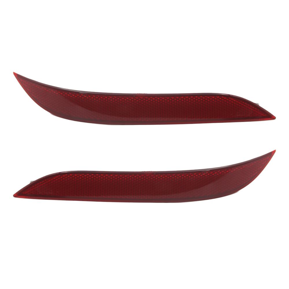 Reflective Strips For BMW 5 Series E60 Sedan E61 2003-2007 Pre-facelift Rear Bumper Reflector Red Lens Warning Strip 63146915039