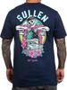 Sullen Men's Island Life Premium Short Sleeve T-shirt Tattoo Style Skeleton Tee