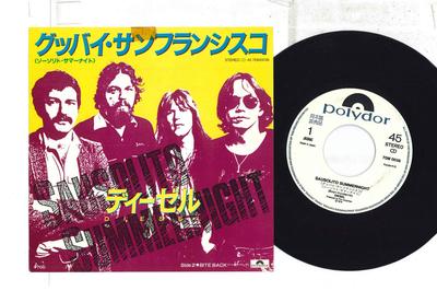 7inch Record DIESEL - Sausolito Summernight / Bite Back 7DM0038PROMO POLYDOR 1982 Japan Rock Used