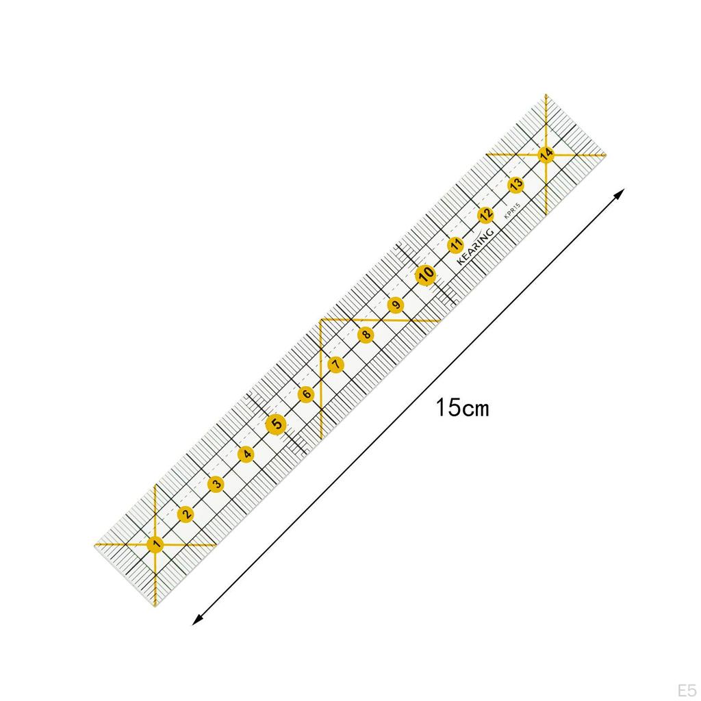 Acrylic Sewing Ruler Tool Quilting Guide Patchwork Cutting Cloth Manual for