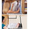 Closet Organizers and Storage,8 Pack Stronger Space Saving Hangers Clothes Hanger with 5 Holes Closet Storage for Heavy Clothes,Magic Home