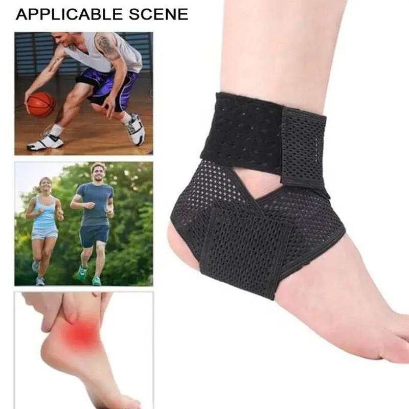 

Спортивный фиксатор голеностопа Защитный ремешок от растяжений Голеностопный сустав Женский Фиксированное давление Регулируемая защитная накладка L