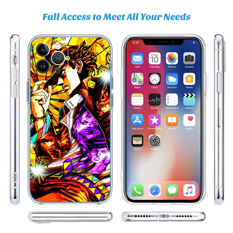 MH75 JoJos Bizarre Adventure Case for Motorola E7 G6 G7 G8 G9 Plus Power Play G10 G20 G04 E30 E40 E22 E20 E13 E15 G22 G23 G05 G75 G35 G55