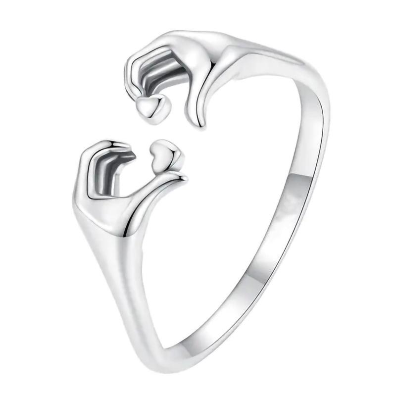 European And Korean Fashion Than Heart Ring Women, Couple Gift Boys Gift Ring, Popular Simple Finger Ring