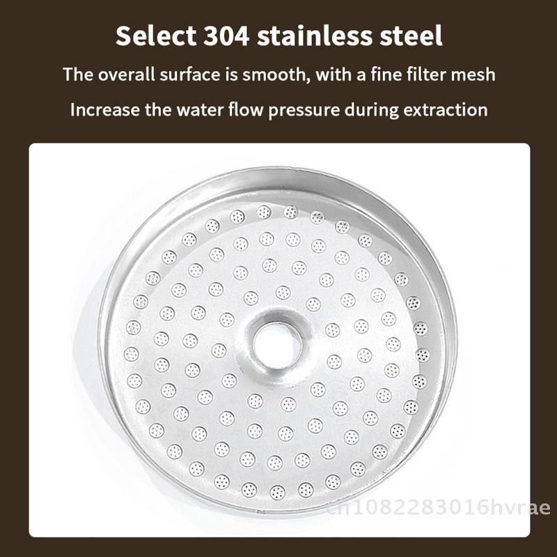53mm Stainless Steel Shower Head Filter for Espresso Machines Compatible with BES870XL BES860XL BES880 BES875 BES500