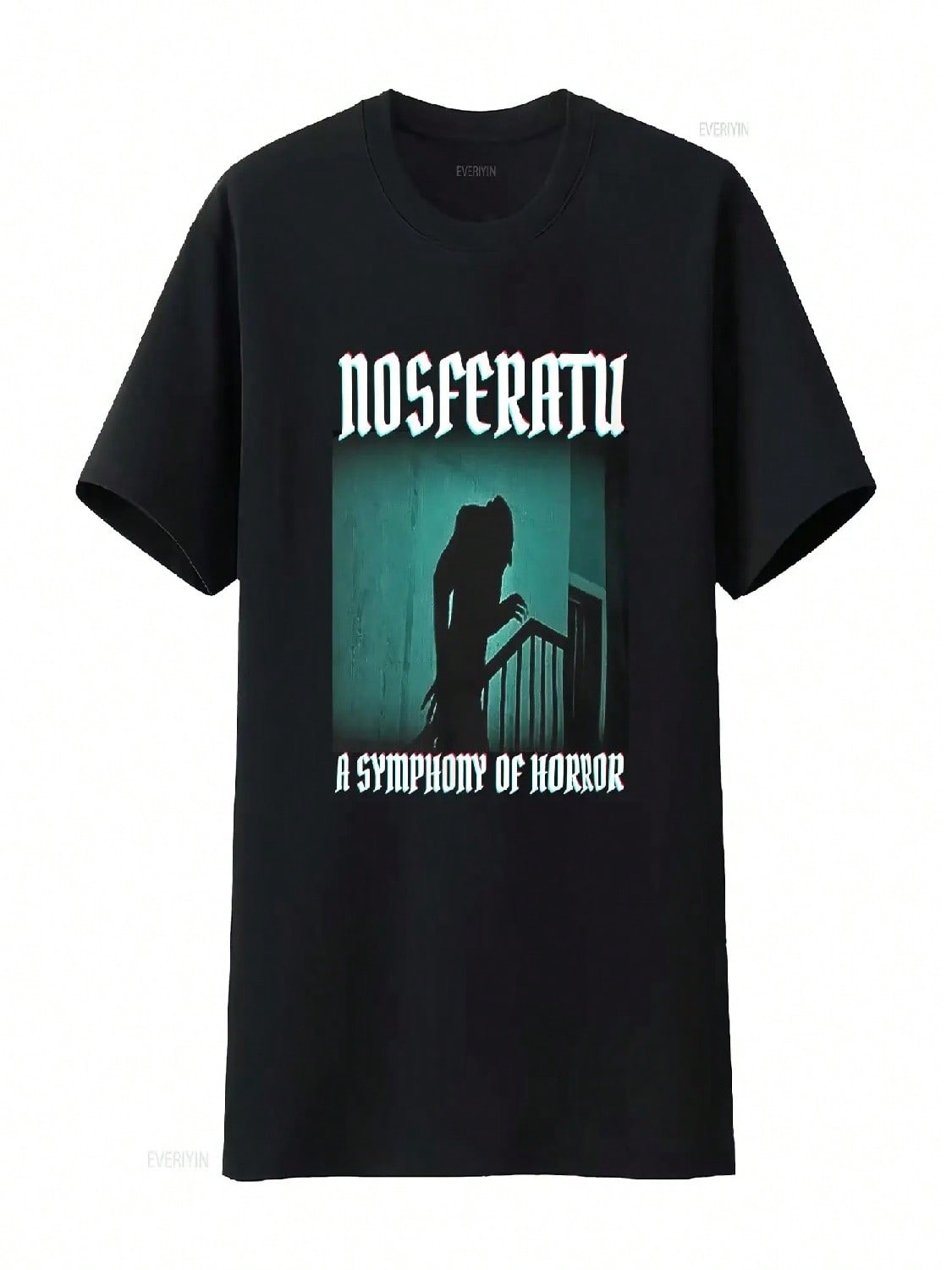 Nosferatu 1922 Symphony Of Horror T Shirt Classic Movie Vintage Washed Slightly Unisex Fashion Designer Clothes S разноцветный