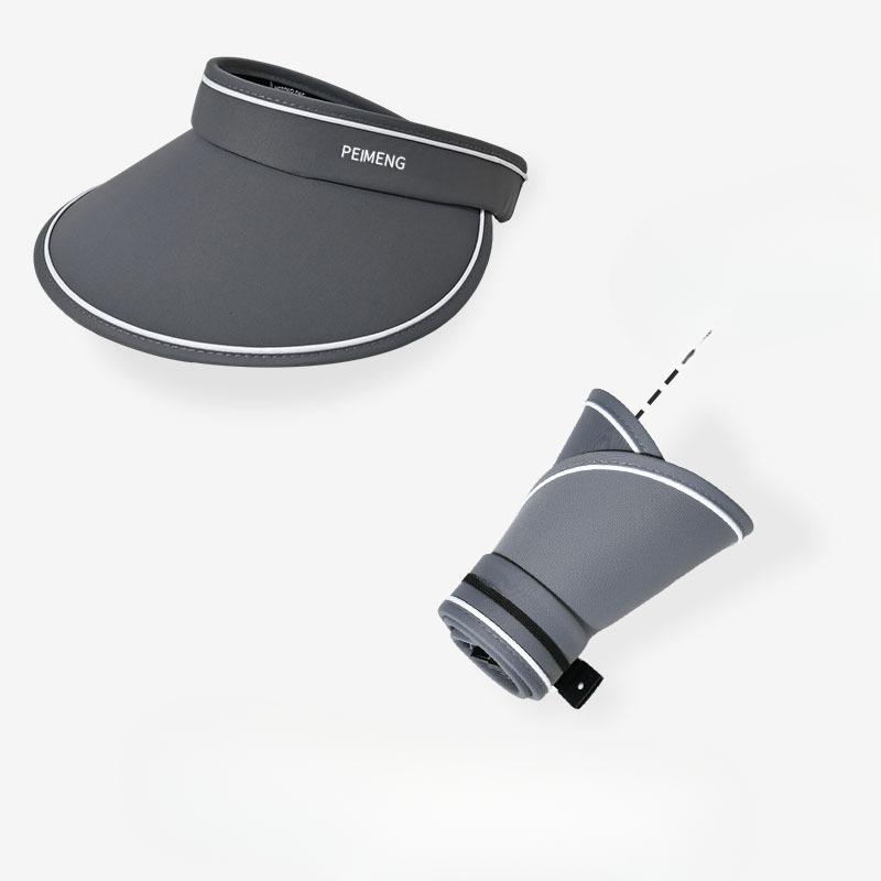 

Летняя маленькая доска ледяной шелк шляпа с открытым верхом женская защита лица УФ защита от солнца шляпа защита от солнца пляжная шляпа от солнца женская шляпа M（56-58cm）