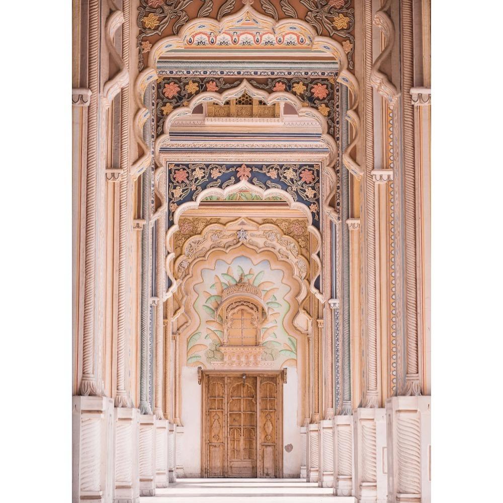 Moroccan Door Indian Door Wall Art Canvas Painting Print Marrakesh Architecture Poster Boho Islamic Wall Art Picture Home Decor